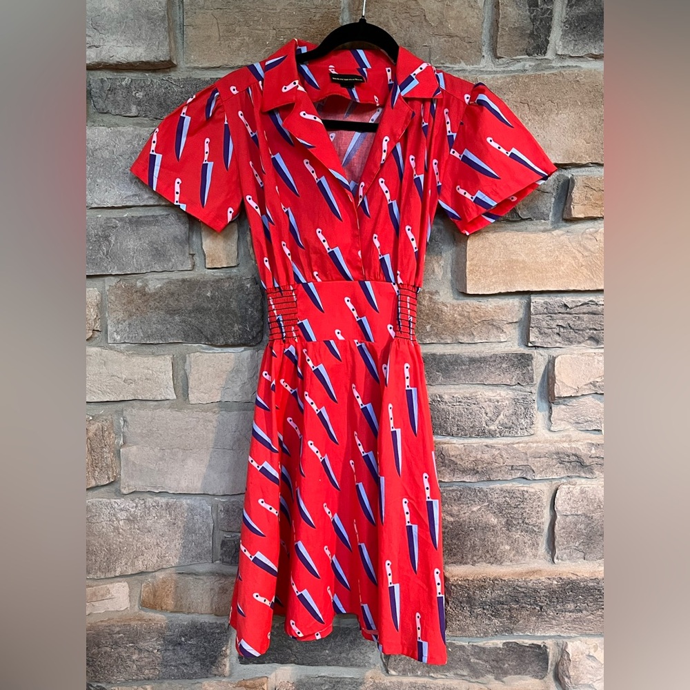 SOLD Nooworks Leah Dress in Knives print